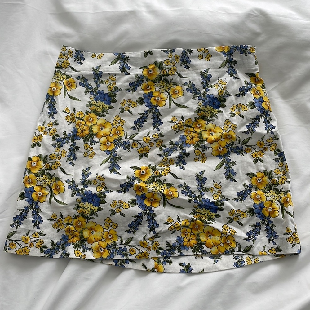 Floral Mini Skirt